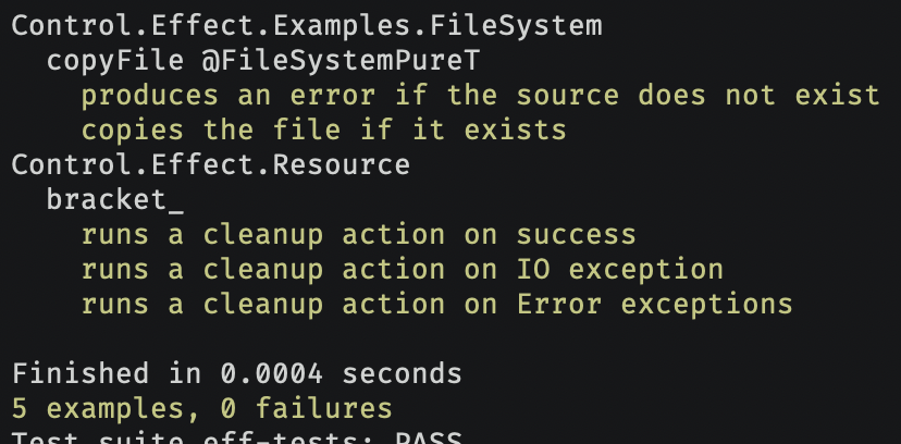 lexi_lambda's tweet photo. The `eff` prototype now includes a safe, performant `Resource` effect that provides access to `bracket` and related operations. I am pleased with the way it is implemented, a sort of hybrid between mtl and extensible effects wrt safety and ease of use. https://t.co/aaDNhoo36j https://t.co/2X5lid6VIQ