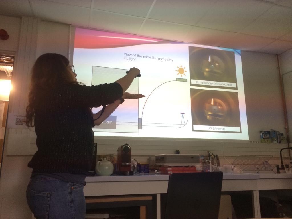 STEM_LPS (@stem_lps) on Twitter photo Noémie Bonnet presented her work on NV0/NV- centers in diamond using PL and CL inside a STEM in the <a href="/STEM_LPS/">STEM_LPS</a> group meeting at the <a href="/LPS_Orsay/">Laboratoire de Physique des Solides</a> . She showed us some real color CL emission (greenish light on the mirror) and how to place the sample at the correct height ;) Noémie Bonnet presented her work on NV0/NV- centers in diamond using PL and CL inside a STEM in the <a href="/STEM_LPS/">STEM_LPS</a> group meeting at the <a href="/LPS_Orsay/">Laboratoire de Physique des Solides</a> . She showed us some real color CL emission (greenish light on the mirror) and how to place the sample at the correct height ;)