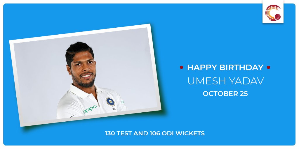 Happy Birthday to Umesh Yadav! 
