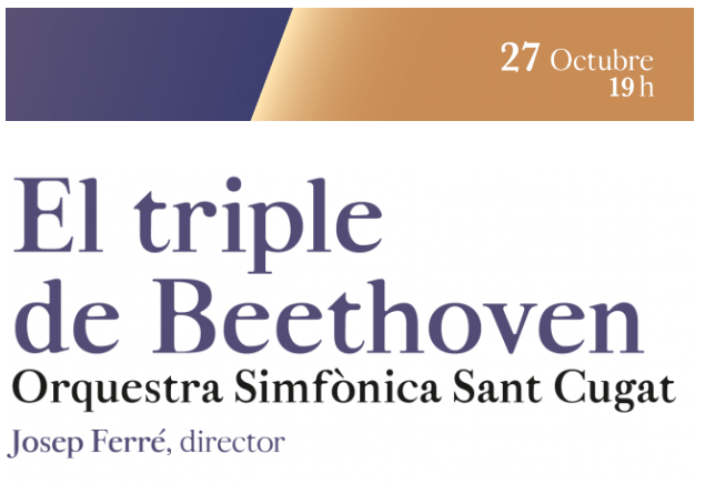 Diumenge inaugurem la #Temporadadeclàssica amb Beethoven i l'Orquestra <a href="/SimfonicaCugat/">Simfonica St Cugat</a>.
Últimes entrades al web! 👇

teatrelamassa.cat/el-triple-de-b……/
