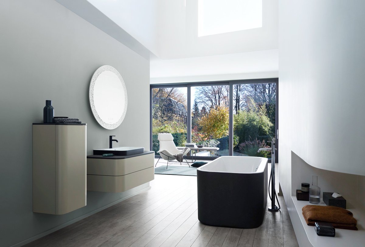 archiproducts's tweet photo. With Happy D.2 Plus, @Duravit has teamed up with #SiegerDesign to realize current trends in colors, design and finishes.
The archetypical open oval of the Happy D. collection runs through the elements of this new, supplementary range ☞ https://t.co/z5ufE5rYFo https://t.co/J6ASBsp7Gm