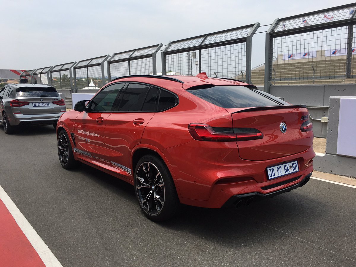 sidpatankar's tweet photo. Blown away by these two. SUVs are apparently not supposed to be able to do all this! SVP #X3M #X4M #MDivision #PerformanceSUV #MGmbH #KyalamiCircuit https://t.co/RYGIWdxsqv