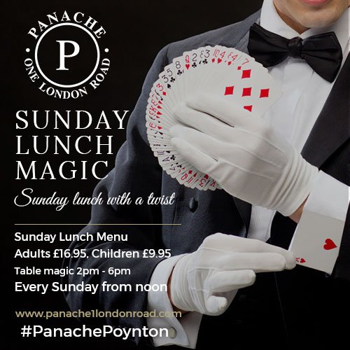 Add some magic to your lunch this Sunday!
bit.ly/2Og0eEs
#PanachePoynton