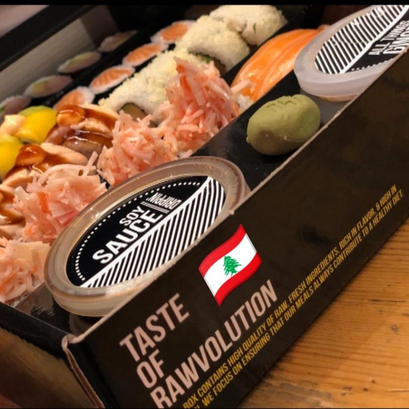 SushiOBI's tweet image. Taste of Rawvolution 🇱🇧
Order now 1pc for 1,000L.L
Available in 2 sets 30 &amp;amp; 50 pieces 
#obisushi #rawvolution