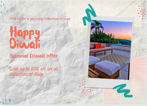 RugsBeyond's tweet photo. This #Diwali, Inviting the Goddess of Wealth and Prosperity, #Rugs_Beyond brings an extensive collection of rugs in both modern and #traditional styles. Choose from a huge range of colors, patterns, and #designs. 
Visit website For More Info : - https://t.co/0okjT65v9J https://t.co/LbAqJVIMGj