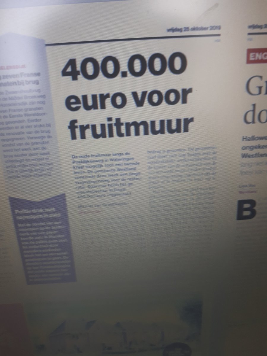 Moet een foutje van het AD zijn. Bedrag voor restauratie nog niet bekend en de raad moet nog een besluit nemen.