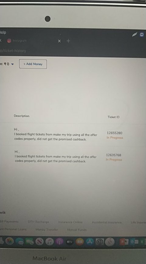 variablesappy's tweet photo. @MobiKwik raised ticket number 12655280 on the 23rd October, still haven't got a resolution. 

#HelpAconsumer #CustomerService https://t.co/Ba4xHe9Ra7