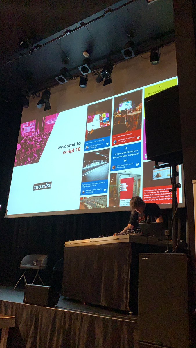 dylans's tweet image. Nice touch to walk into a conference and hear your name in a song. #scriptconf #scriptconf19