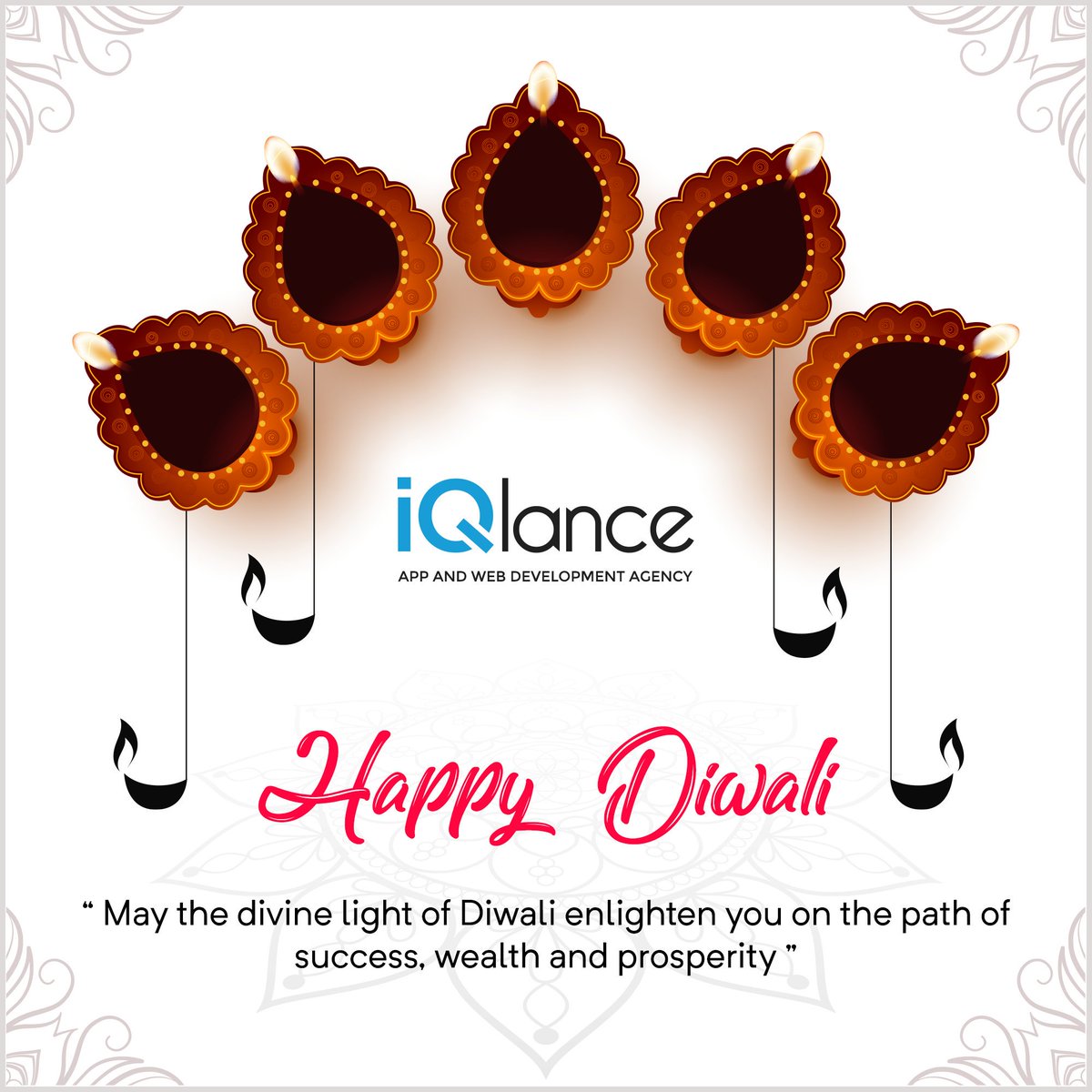 iqlance's tweet image. This Diwali say no to crackers and have a breathe free Diwali. iQlance Wishing you all Prosperous and safe Diwali. May your life sparkel With peace and happiness today and always.
#iQlanceSolution #HappyDiwali #GoForGreen #NoFireworks #PeacefulDiwali #Blessed #EcoFriendlyDiwali