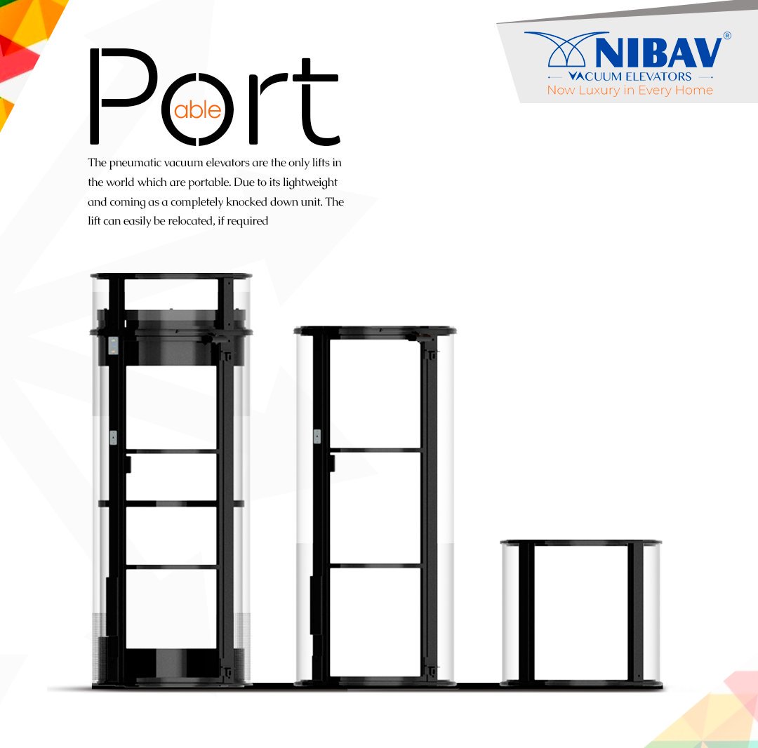 NibavElevators's tweet image. Nibav Lifts introduces to Indian Market, the most affordable certified Home Lifts.

bit.ly/2J3D9B8

#homelift #smallelevator #liftforhome #pnuematichomelift #homeelevator #Nibavlifts