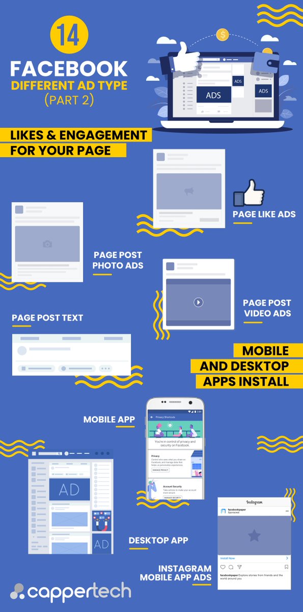 CapperTech's tweet image. Learn Different Type Of Facebook Ads (Part 2) 🤓

👋Get Free Demo With Us: tiny.cc/j059dz 

🖇Follow Us Here: 
🔸FB: bit.ly/2msuwI2 
🔹Twitter: bit.ly/2nlypz4
◾ Linkedin: bit.ly/2mvqU8b 

#cappertech #facebookads #facebookmarketing