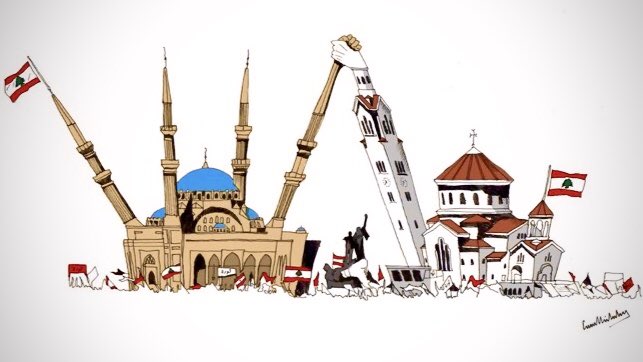 sehnaoui's tweet image. One Country; One People 🇱🇧
Art by @SaberLara 
#LebaneseProtests #لبنان_ينتفض