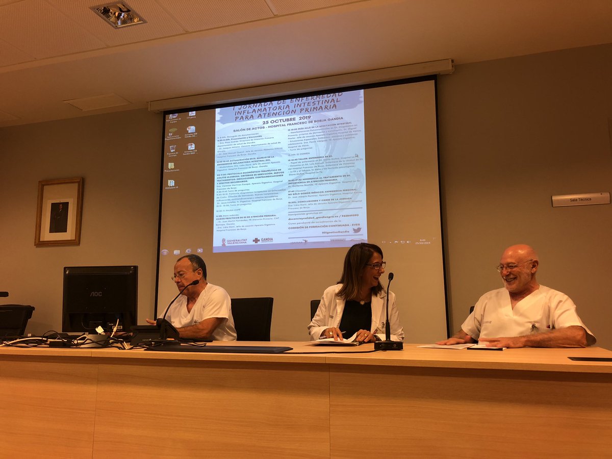 Empezamos las Jornadas de Inflamatoria para atención primaria #DigestivoGandia