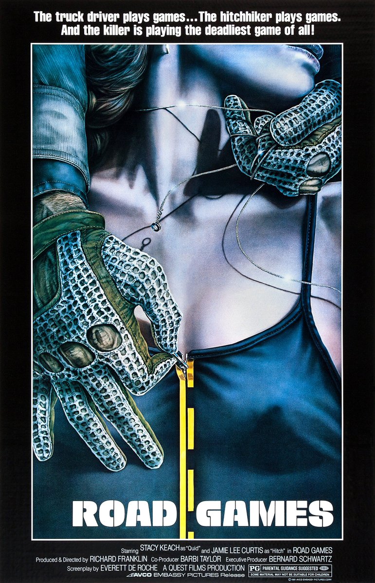 New Post: Road Games (1981) starring Stacy Keach and Jamie Lee Curtis - is.gd/ZQdn8D