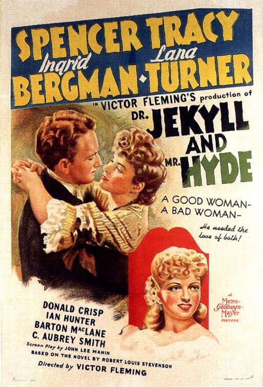 New Post: Dr. Jekyll and Mr. Hyde (1941) starring Spencer Tracy, Ingrid Bergman and Lana Turner - is.gd/pHAK3x