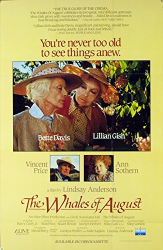 New Post: The Whales of August (1987) starring Bette Davis, Lillian Gish and Vincent Price - is.gd/P03ZQS