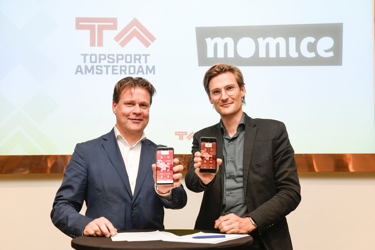 🤝| De officiële bevestiging van het nieuwe contract met <a href="/mo_mice/">Momice</a> is een feit! 

Al vijf jaar vaste partner van Topsport Amsterdam als het gaat om professionele event software! 

#WIJZIJNTA