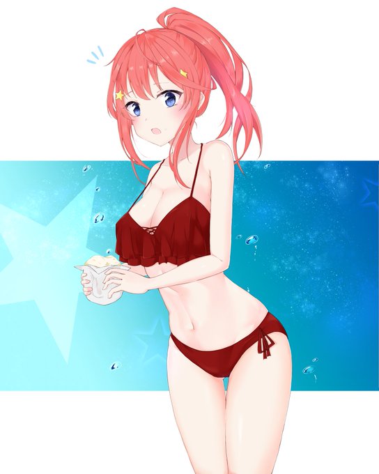 呉亮宏 🌸イ🦋ラ🎧ス🍀ト⭐さんがTwitterに投稿した中野五月(五等分の花嫁)のイラスト。