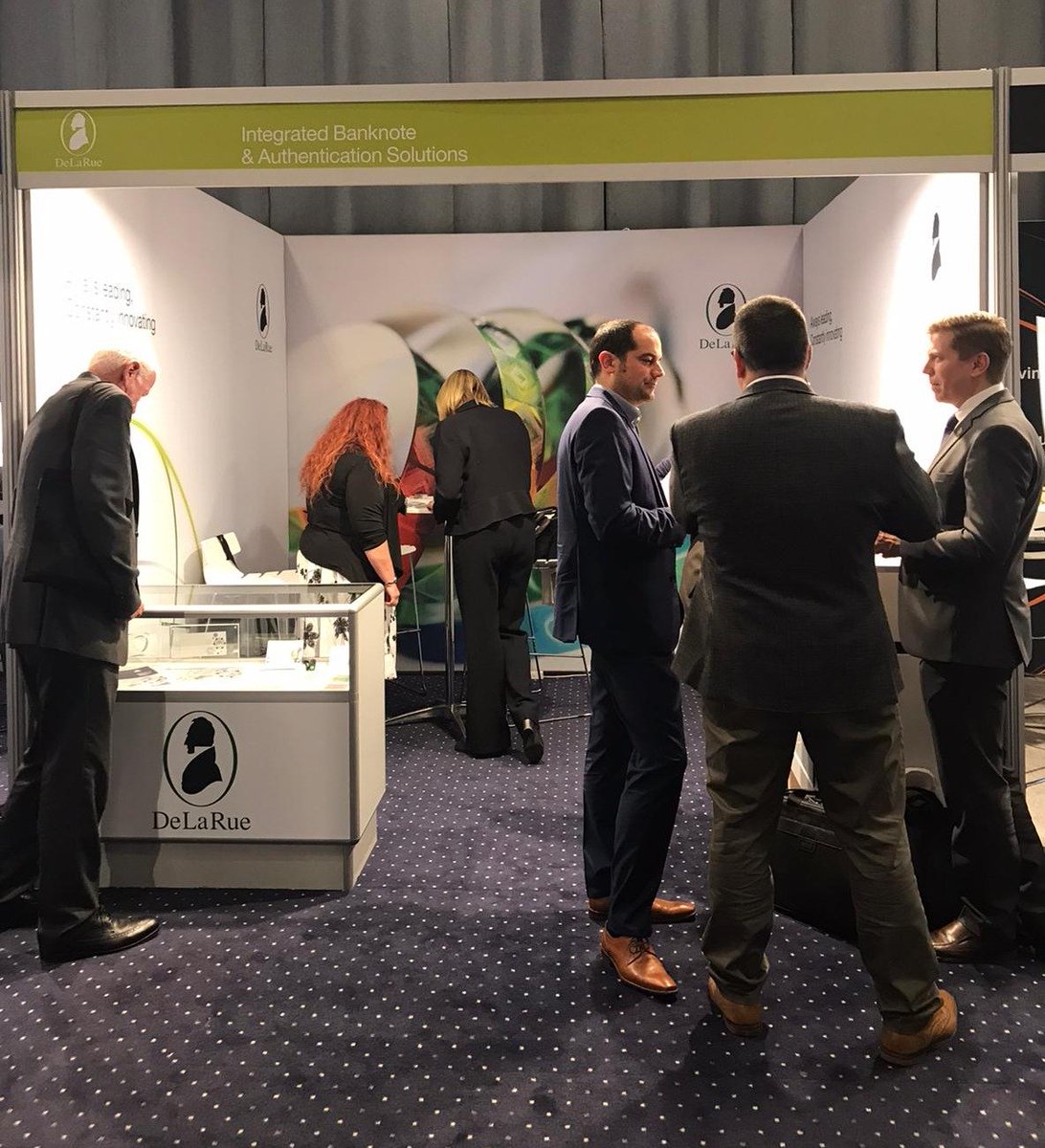 DeLaRuePlc's tweet image. One day left at @Intergraf, make sure you visit De La Rue on stand 4! #securityprinters #haveyoursay