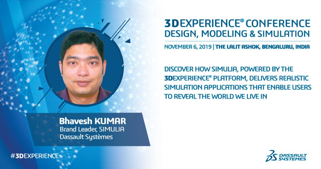 3DSIndia's tweet image. Hear Bhavesh KUMAR talk about how #SIMULIA applications accelerate the process of evaluating the performance, reliability &amp;amp; safety of materials &amp;amp; products before committing to physical prototypes- go.3ds.com/Cat

#MODSIM19
@3DSCATIA  @3DS_SIMULIA  @3DEXCITE  @3dsBIOVIA