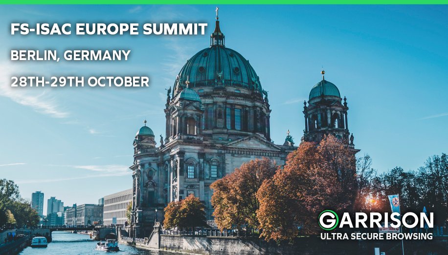 garrison_tech's tweet photo. #WebIsolation, done the right way, is a huge step towards enhancing business functions and reducing cyber risk.
At @FSISAC next week, our CTO will be presenting a case study on how #securebrowsing can solve the problem of risky web access for your FS team.
https://t.co/ohxzlKKjTc https://t.co/ZzWrNu2XjB
