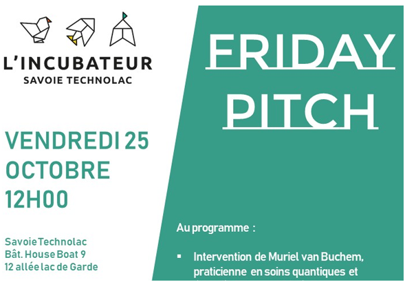RenaudCharlesFT's tweet photo. [#networking] Ce midi, c'est #fridaypitch à @Technolac 
L'occasion de présenter votre #entreprise ou #startup en toute convivialité avec l'#incubateur #Savoie #Technolac @ChambeGrandLac avec le soutien de @JecreeAuRA 
👉https://t.co/3pcaGLqfLs https://t.co/xwcJPMIJUE
