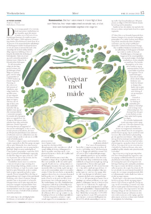 dyreetik's tweet image. #Vegetar eller #fleksitar? Kommentar i @Weekendavisen af @PeterSandoee argumenterer for, at det af hensyn til klimaet kan være bedre at spise fleksitarisk end vegetarisk #IFROforskereMener #DKgreen #DKfood dyreetik.ku.dk/debatindlaeg/v…