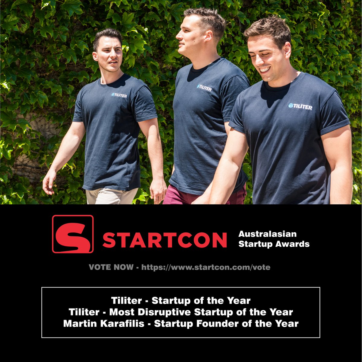TiliterTech's tweet photo. Vote for Tiliter in the Startcon Australasian Startup Awards. Head to https://t.co/uxEKY8Neu7 to cast your votes. You can vote once a day until voting closes.
#startcon #startups #startup #tiliter #vote #australianstartups #tech #disruptivetech #startupoftheyear #sc19 #startcon19 https://t.co/najSBMpnkv