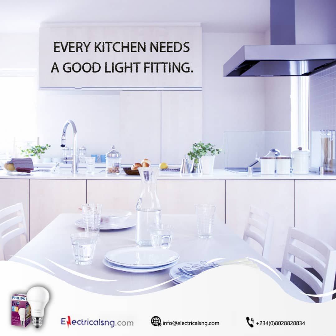 ElectricalsNg's tweet photo. The kitchen is an important part of your home that needs good light fitting. We’ve lights that can replicate day time light.

#Electrical #Light #Apartment #Homes #chandelier#friday #FridayFeeling #FridayThoughts https://t.co/DN97IUyGiP