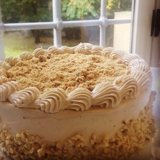tom_elior's tweet photo. How good does this Homemade coffee cake look from @The_TeaRoom and @elioruk perfect little treat when you take a break from studying @theUL https://t.co/f4k0Xce3uu