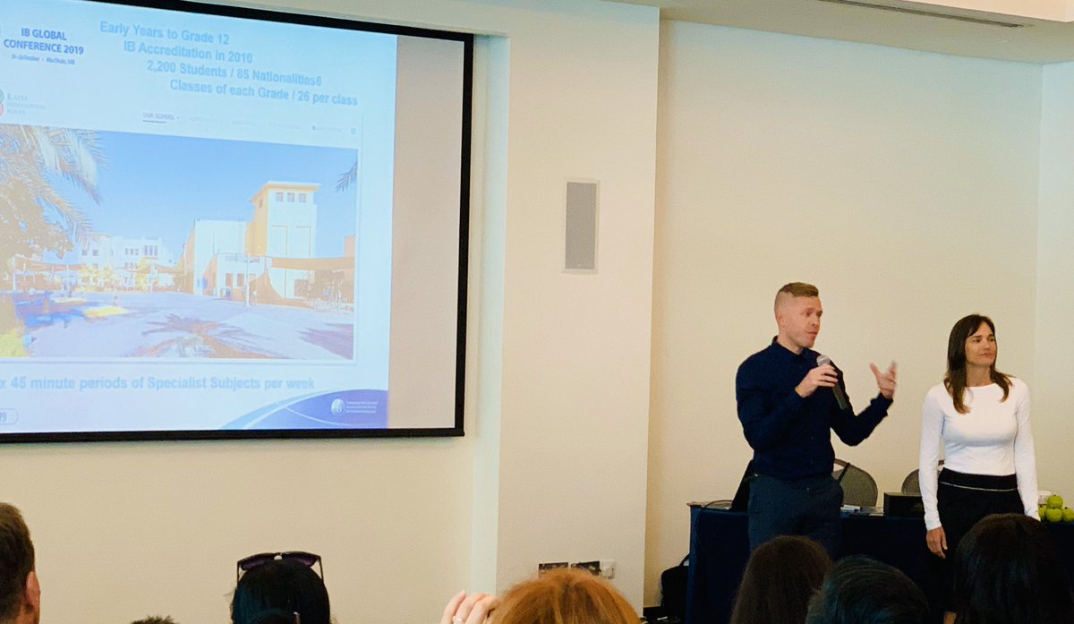 AlanDWilliamso1's tweet photo. Fantastic & stimulating presentation from @RISabudhabi @runandrant & @L_Farquhar_IB Love these inspired & passionate teachers!!! We are super lucky and proud to have them @Taaleem @iborganization #IBAD2019 #IBAD2019 🎨🎨🎨#epicRAHA #proudlytaaleem #ibgeneration https://t.co/ApdUFCHhTG