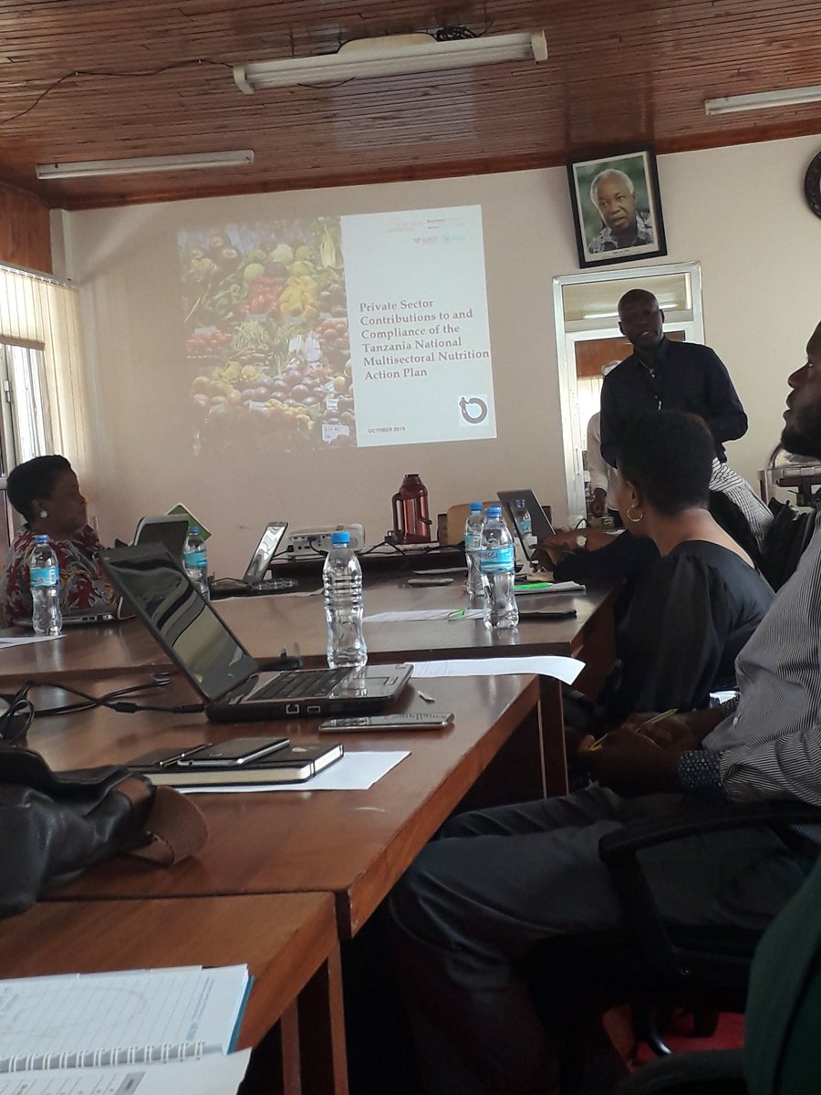 haika1's tweet photo. Today the  Prime Minister Office (PMO) in Tanzania  in collaboration with @SUNBN_TANZANIA and @TFNC_TZ is hosting technical meeting to develop and review  indicators to measure the  contribution of private sector in the implementation of NMNAP. @SUNBizNet @EnockMusinguzi1 https://t.co/69X5Gqr6pL