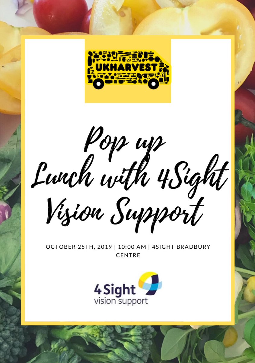 UKHarvest's tweet photo. Today we are heading down to @4SightVS to cook up a lovely surplus lunch for their AGM day today and their VI Fun day tomorrow!! See you soon👋🏻👋🏻 #surplusfood #NourishEd #4SVS #VIFunday https://t.co/XEPNpADCYL