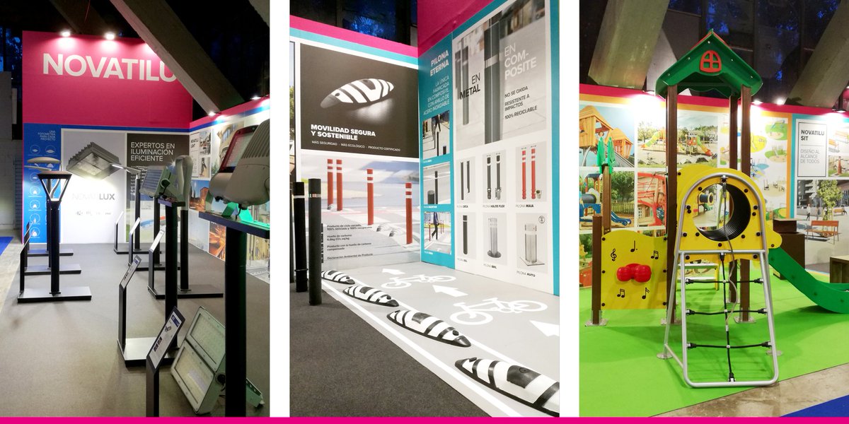 Novatilu ha participado estos días en la feria #Municipalia de Lérida, con un stand que realzaba la calidad y el diseño de sus productos, en especial las últimas novedades en Iluminación y Mobiliario urbano.
¡Gracias a todos los que habéis pasado a visitarnos!

#municipalia2019