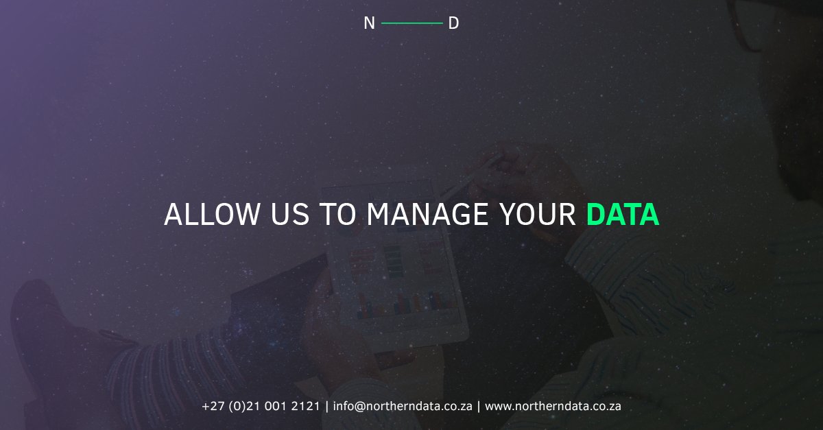 NorthernDataZA's tweet photo. Data Management just got easier with tailored service selection! Choose the services you need to be managed and we get right to it. Contact us for a quote - https://t.co/JZ1sLQzM7o

#datamanagement #dataconsulting #dataexperts #datascience #cloudintegration #databasemanagement https://t.co/AYGywVe36A