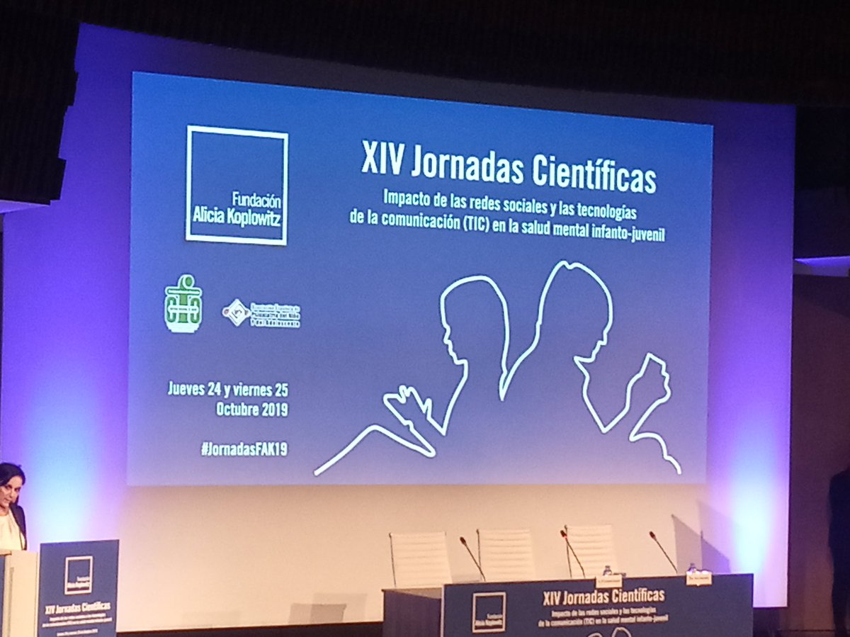 CrespoPoveda's tweet photo. Gracias a la Fundación Alicia Koplowitz y a todos los ponentes por dar visibilidad del impacto de las redes sociales y tecnologías en la salud mental infanto- juvenil https://t.co/RYwjOELGH0