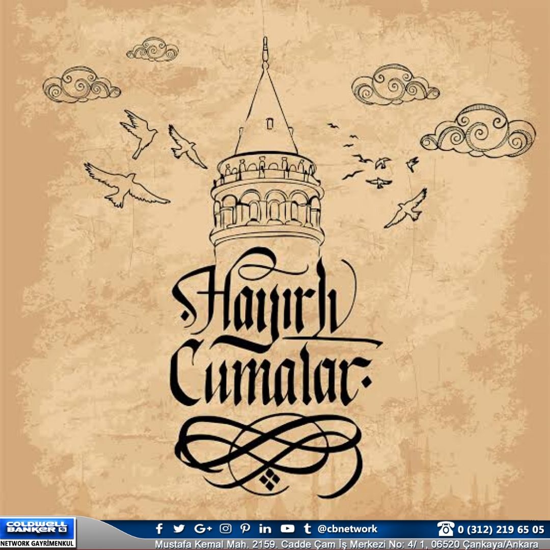 cbnetwork_'s tweet photo. Coldwell Banker Network ailesi olarak Hayırlı Cumalar dileriz.
#coldwellbankernetwork https://t.co/XU5w2shiUo