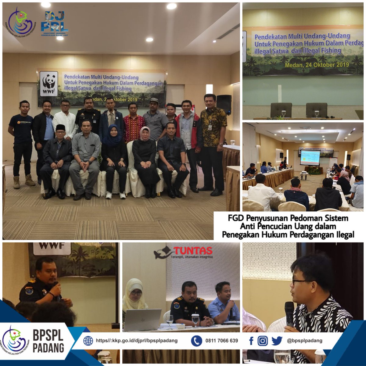 (24/10) <a href="/bpsplpadangmdn/">bpsplpadang_satkermedan</a> mengikuti FGD Penyusunan Pedoman Sistem Anti Pencucian Uang dlm penegakan hukum perdagangan ilegal d sektor Perikanan

selengkapny d kkp.go.id/djprl/bpsplpad…

<a href="/satyamurti/">Brahmantya S. Poerwadi</a> 
<a href="/HeryGDaulay/">Hery Daulay</a> 
#DITJENPRLKeren