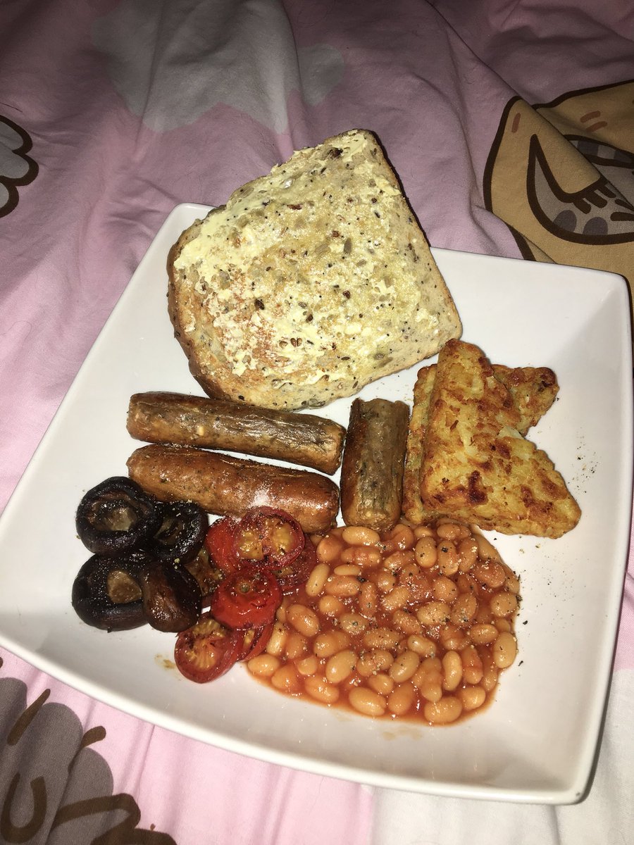 Cooked #vegan breakfast 🙌🏻✨