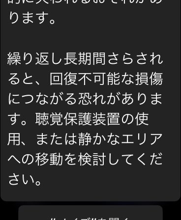 darkmatter_b's tweet image. 音の大きな環境
#WatchOS6