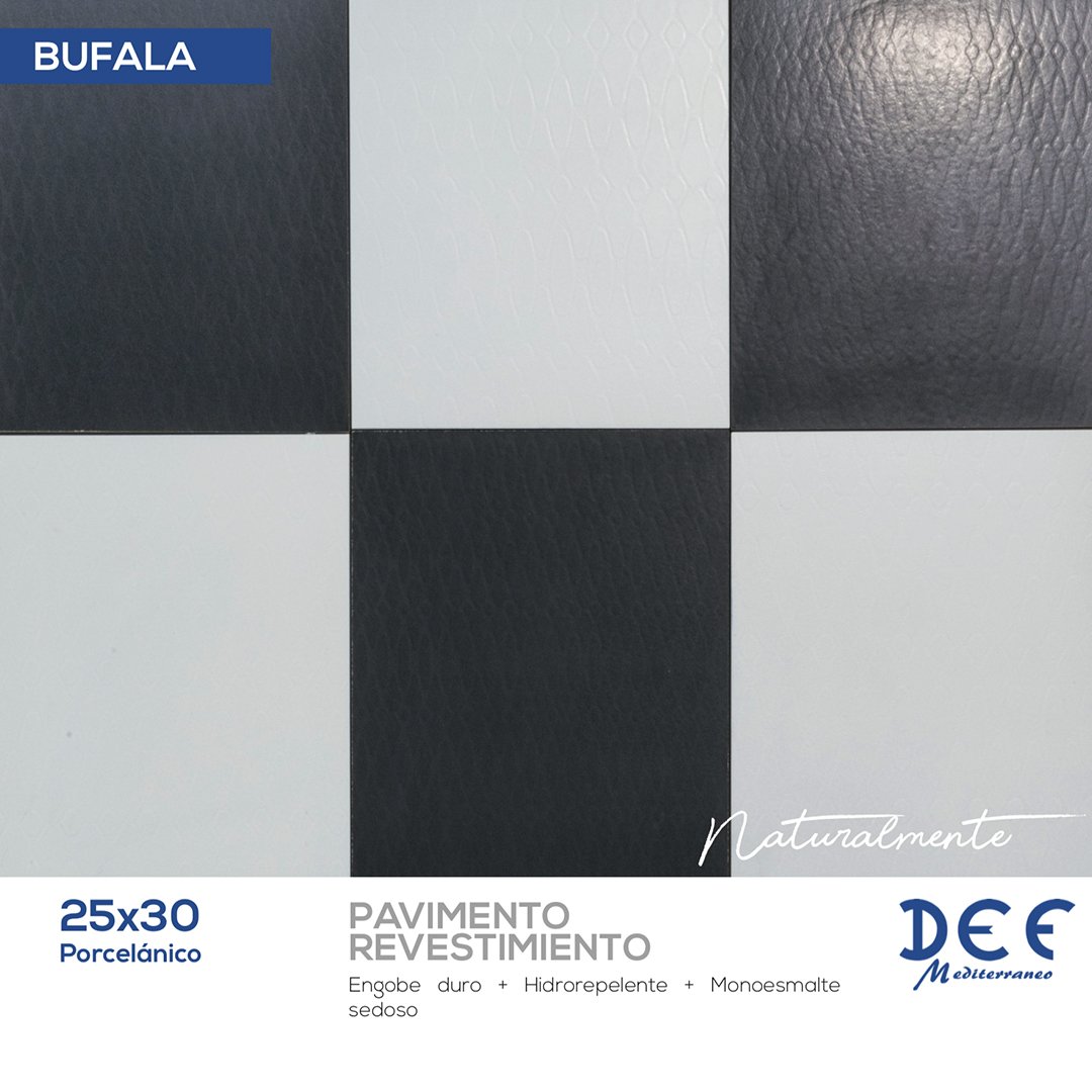 DefMediterraneo's tweet photo. 🔹SERIE BÚFALA
🔹Revestimiento / pavimento
🔹Porcelánico
🔹Formato 25x30 cm
🔹Engobe duro
🔹Hidrorepelente
🔹Monoesmalte sedoso
#Ceramica #Colorificio #CeramicTile #TileOfSpain #Azulejo #ProductoCeramico #DefMediterraneo https://t.co/1CgC3Gz2eU