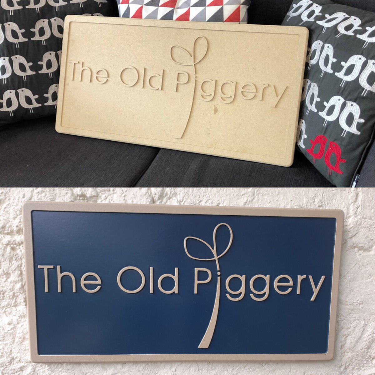 SuffolkCNC's tweet photo. Our client was very happy with their smart new premises sign. #cncdesign #cncmachining #cncwoodworking #woodbridge #suffolkcoastal @teknos_group https://t.co/mdgLsGBFTv