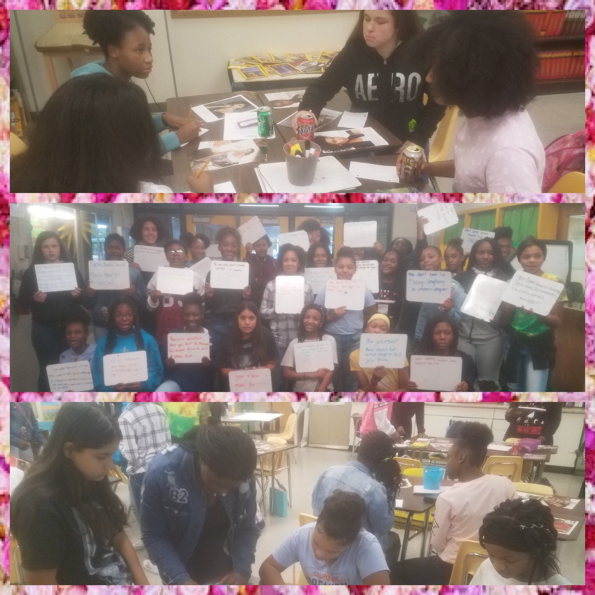 FMSNNPS's tweet photo. @DMSNNPS Bloom Nation Explores Self-Love! #OurGirlsRock #BloomNation #DMSProud #NNPSProud https://t.co/9gSYTlpkTc