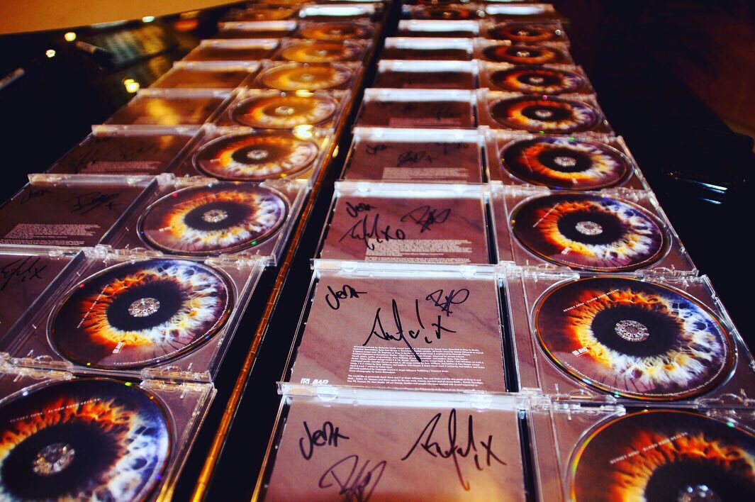 SunsetSons's tweet photo. ONE WEEK til BLOOD RUSH DÉJÀ VU is out!! Pre-order signed CDs from our store now if you can't make it to an instore! https://t.co/dTYBrGtqUi https://t.co/1Qc44mzn2M