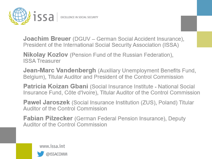 ISSACOMM's tweet photo. We congratulate our members on the following elections to formal functions within the International #SocialSecurity Association. #ISSAWSSF
Read more: https://t.co/jy5xXoi6Yq https://t.co/WNVjtKs81d