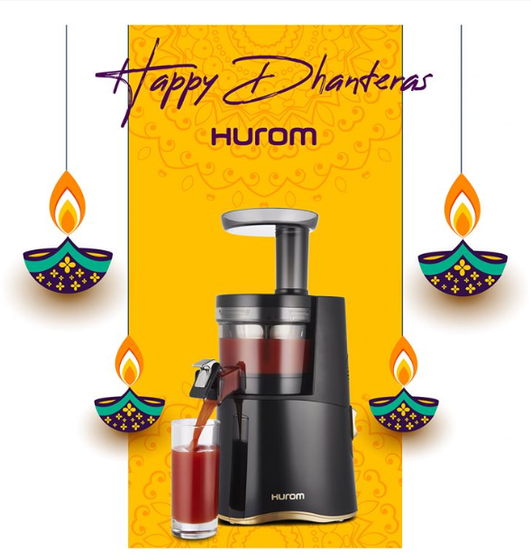 InHurom's tweet photo. May Goddess Lakshmi bless you with wealth and prosperity
Team Hurom wishes you a "Happy Dhanteras"

#FestiveSeason #festival #HappinessBegins #dhanteraswishes https://t.co/b5bZ7pLotK