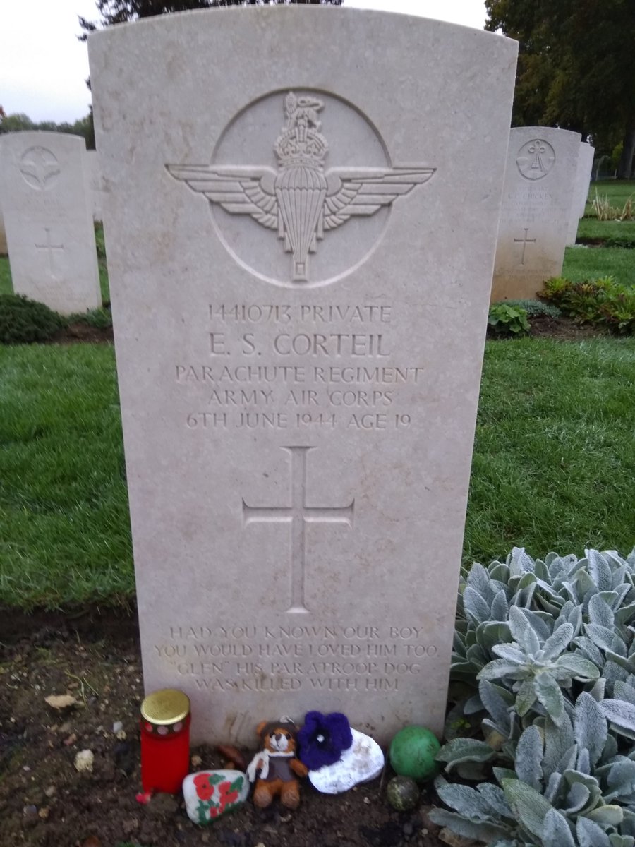 battlefields2's tweet image. Ranville War cemetery this morning @LegerBattleTour