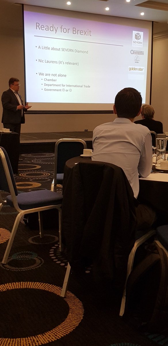 ShropsChamber's tweet image. Next up, Nic Laurens from @SevernDiamond he decided to get ready for Brexit in May 2016! @beisgovuk @marcheshub @FSBShropshire @EnterTelford @shropsbiz @shropbusiness @ShropsBusiness #brexit #getreadyforbrexit