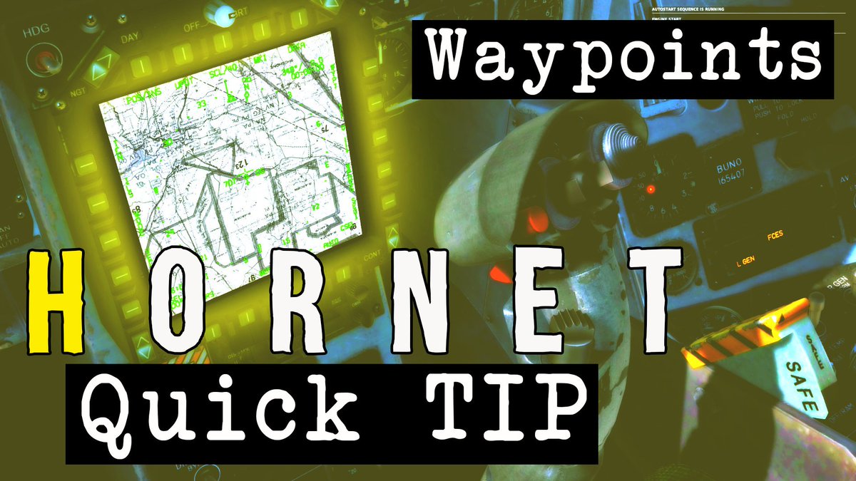 SmartyyMcFly's tweet photo. I show you how to set your own Waypoints in the Hornet.

https://t.co/8FoJZcQ2CM https://t.co/9q6Wg3RukN