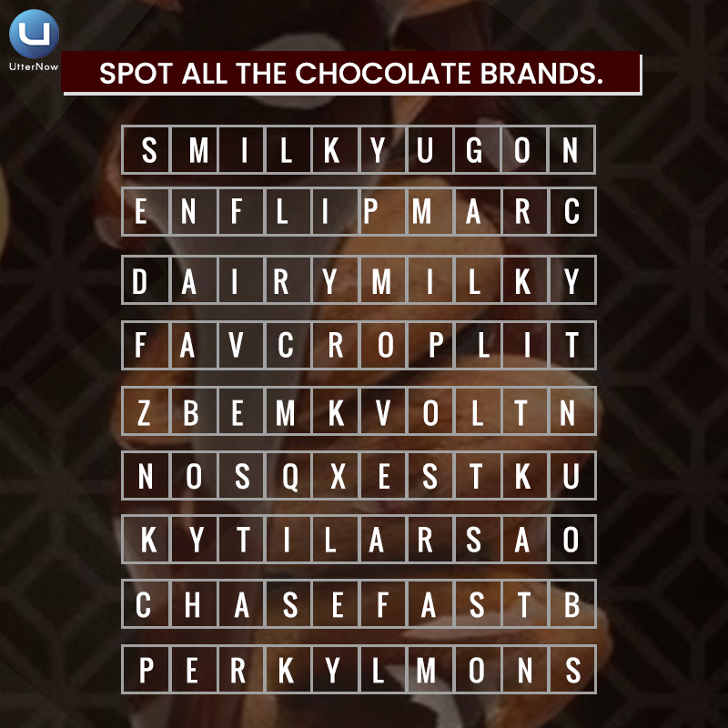 UtterNow's tweet photo. Spot the chocolate brands and tell us you love them or you love them not. BTW which is your favourite one? You know you can share it with us. #UtterNow
Download app:
https://t.co/WDvu579Qin (Play Store)
https://t.co/nxmlOTvqYL (App Store)
#chocolates #Brands #Businesses #reviews https://t.co/3sprZVztl4